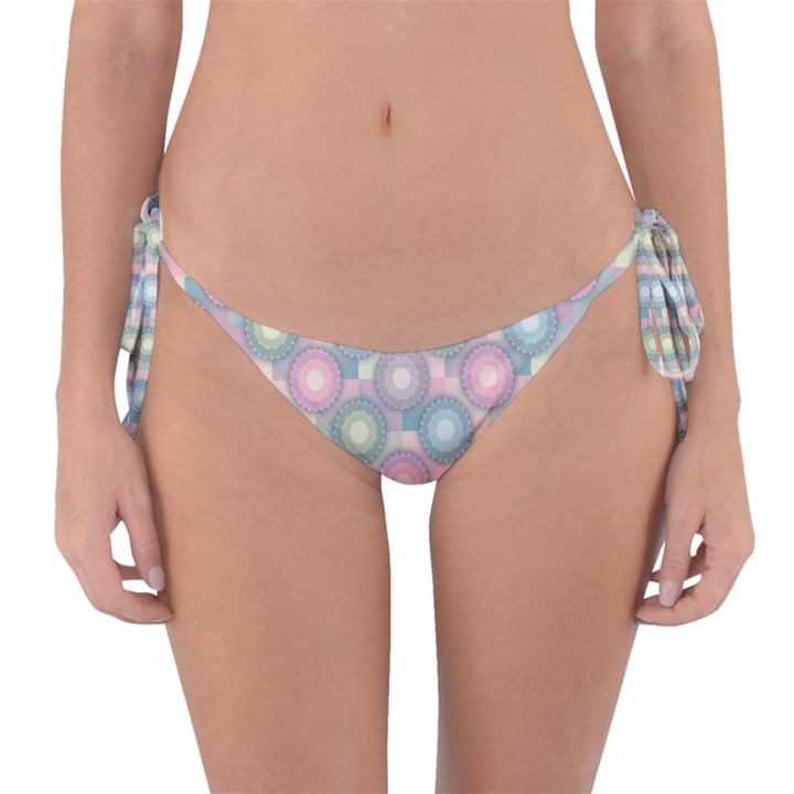 Seamless Pattern Pastels Background Reversible Bikini Bottom