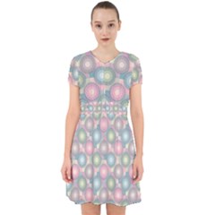 Seamless Pattern Pastels Background Adorable In Chiffon Dress