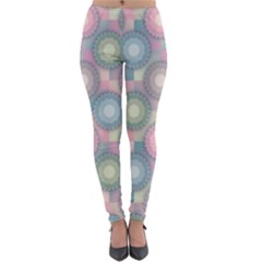 Seamless Pattern Pastels Background Lightweight Velour Leggings