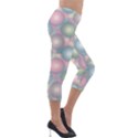 Seamless Pattern Pastels Background Lightweight Velour Capri Leggings  View4