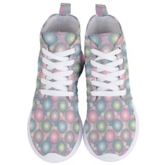 Seamless Pattern Pastels Background Women s Lightweight High Top Sneakers