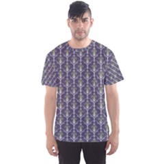 Seamless Pattern Background Fleu Men s Sports Mesh Tee