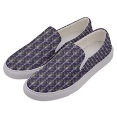 Seamless Pattern Background Fleu Men s Canvas Slip Ons