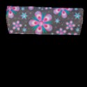 Seamless Pattern Flowers Pink Flap Closure Messenger Bag (L) View1