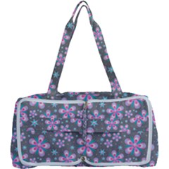 Seamless Pattern Flowers Pink Multi Function Bag by HermanTelo