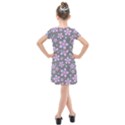 Seamless Pattern Flowers Pink Kids  Cross Web Dress View2