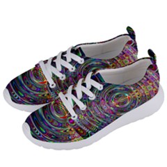 Wave Line Colorful Brush Particles Women s Lightweight Sports Shoes by HermanTelo