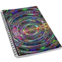 Wave Line Colorful Brush Particles 5.5  x 8.5  Notebook View1