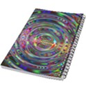 Wave Line Colorful Brush Particles 5.5  x 8.5  Notebook View2