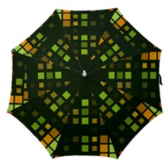 Abstract Plaid Straight Umbrellas