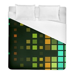 Abstract Plaid Duvet Cover (full/ Double Size)