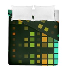 Abstract Plaid Duvet Cover Double Side (full/ Double Size) by HermanTelo