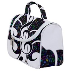 Butterfly Music Animal Audio Bass Satchel Handbag by HermanTelo