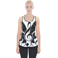 Butterfly Music Animal Audio Bass Piece Up Tank Top by HermanTelo