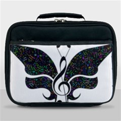 Butterfly Music Animal Audio Bass Lunch Bag by HermanTelo