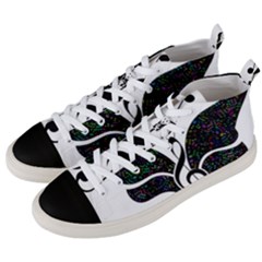 Butterfly Music Animal Audio Bass Men s Mid-top Canvas Sneakers by HermanTelo