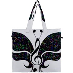 Butterfly Music Animal Audio Bass Canvas Travel Bag