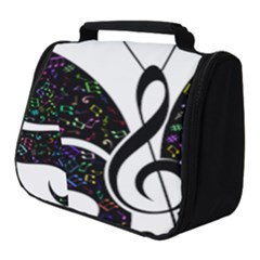 Butterfly Music Animal Audio Bass Full Print Travel Pouch (small)