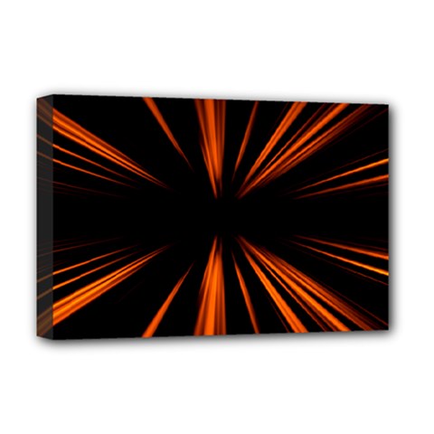 Abstract Light Deluxe Canvas 18  X 12  (stretched)