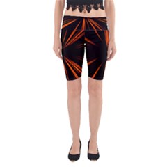 Abstract Light Yoga Cropped Leggings