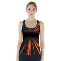 Abstract Light Racer Back Sports Top by HermanTelo