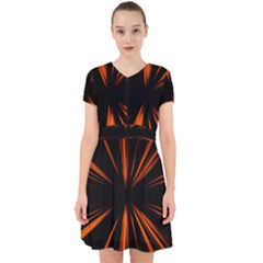 Abstract Light Adorable In Chiffon Dress