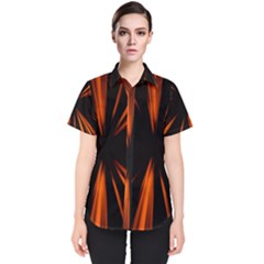 Abstract Light Women s Short Sleeve Shirt