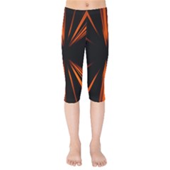 Abstract Light Kids  Capri Leggings 