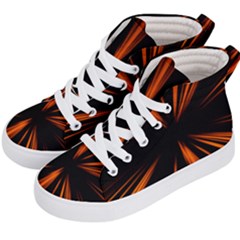 Abstract Light Kids  Hi-top Skate Sneakers