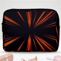 Abstract Light Make Up Pouch (large) by HermanTelo