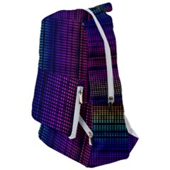 Abstract Background Plaid Travelers  Backpack