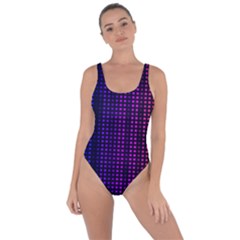 Abstract Background Plaid Bring Sexy Back Swimsuit