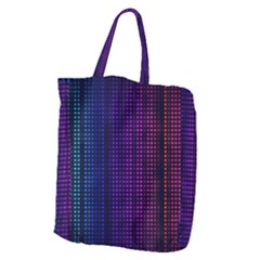 Abstract Background Plaid Giant Grocery Tote