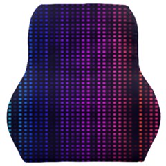 Abstract Background Plaid Car Seat Back Cushion 