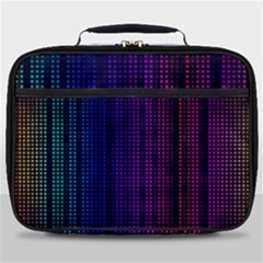 Abstract Background Plaid Full Print Lunch Bag