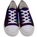 Abstract Background Plaid Women s Low Top Canvas Sneakers View1