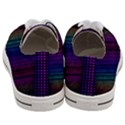 Abstract Background Plaid Women s Low Top Canvas Sneakers View4