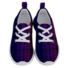 Abstract Background Plaid Running Shoes