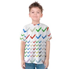 Confirm Button Metallic Metal Set Kids  Cotton Tee