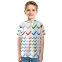 Confirm Button Metallic Metal Set Kids  Sport Mesh Tee View1