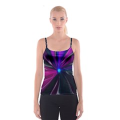 Abstract Background Lightning Spaghetti Strap Top