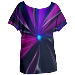 Abstract Background Lightning Women s Oversized Tee by HermanTelo