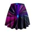 Abstract Background Lightning Mini Flare Skirt View2