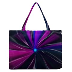 Abstract Background Lightning Zipper Medium Tote Bag