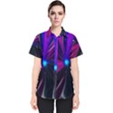 Abstract Background Lightning Women s Short Sleeve Shirt View1