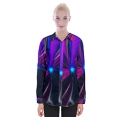 Abstract Background Lightning Womens Long Sleeve Shirt