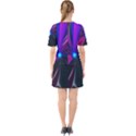 Abstract Background Lightning Sixties Short Sleeve Mini Dress View2