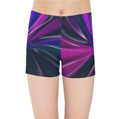 Abstract Background Lightning Kids  Sports Shorts