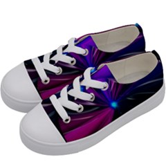 Abstract Background Lightning Kids  Low Top Canvas Sneakers by HermanTelo