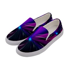 Abstract Background Lightning Women s Canvas Slip Ons by HermanTelo